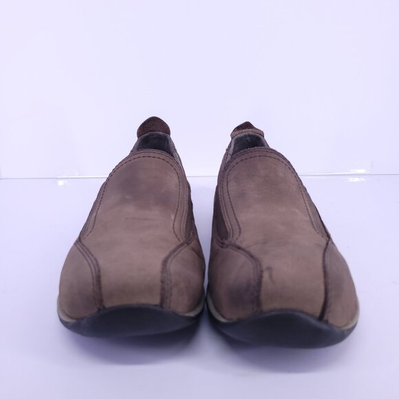 Merrell Primo Moc II Coffee Brown Nubuck Leather Womens Slip-On Comfort Size 7.5 - Picture 5 of 15